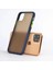 Apple iPhone 11 Pro Max Kılıf Buzlu Mat Kılıf Kenarları Renkli Kılıf Sert Kapak 1