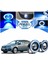 Ford Focus 2,5 Uyumlu, Universal Mercekli LED Angel Sis Farı, 76MM Buz Mavi Renk 2