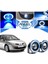 Renault Megane 2 Uyumlu, Universal Mercekli LED Angel Sis Farı, 76MM Buz Mavi Renk 1