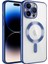 Apple iPhone 14 Pro Max Kılıf Kamera Lens Korumalı Magsafe Şarj Kılıfı Şeffaf Renkli Yumuşak Demre Kapak Sierra Mavisi 1