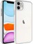 Apple iPhone 11 Kılıf Sert PC Renkli Çerçeveli Riksos Silikon Kapak Gümüş 1