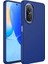 Huawei Nova 9 SE Kılıf Metal Çerçeve Hassas Butonlu Renkli Içi Kadife Lansman Kılıfı Luna Kapak Lacivert 1
