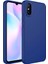 Xiaomi Redmi 9a Kılıf Metal Çerçeve Hassas Butonlu Renkli Içi Kadife Lansman Kılıfı Luna Kapak Lacivert 1