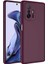 Xiaomi Mi 11T Pro 5G Kılıf Kamera Korumalı Içi Kadife Logosuz Mara Lansman Silinebilir Kılıf Koyu Mor 1