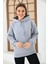 Siyah Unisex Basic Oversize Fit Kapuşonlu Içi Yumuşacık Tüylü Sweatshirt 4