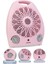 Summer Pembe 2000 Watt Isıya Dayanıklı Sıcak Ilık Soğuk Devrilme Emniyetli Isıtıcı Fan 2