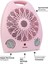 Summer Pembe 2000 Watt Isıya Dayanıklı Sıcak Ilık Soğuk Devrilme Emniyetli Isıtıcı Fan 5