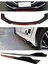 Dacia Duster 4x2 2010-2013 Kırmızı Şeritli Ön Lip ve Yan Marşpiyel Seti Piona Black 1