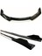 Smart Fortwo 1998-2006 Beyaz Şeritli Ön Lip ve Yan Marşpiyel Seti Piona Black 1