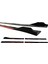 Citroen C4 Picasso 2007-2010 Kırmızı Şeritli Ön Lip ve Yan Marşpiyel Seti Piona Black 2