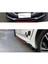 Citroen C3 2020+ Beyaz Şeritli Ön Lip ve Yan Marşpiyel Seti Piona Black 2