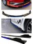 Honda Hr-V 1998-2005 Mavi Şeritli Ön Lip ve Yan Marşpiyel Seti Mavi 1