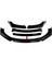 Mazda 2 2012-2019 Piona Black Şeritli Ön Lip ve Yan Marşpiyel Seti Piona Black 4