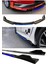 Subaru Outback 2003-2009 Mavi Şeritli Ön Lip ve Yan Marşpiyel Seti Mavi 1
