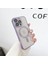 iPhone 12 Pro Max Kılıf Kamera Lens Üstü Korumalı Manyetik Magsafe Derin Mor Şarj Case 1