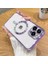 iPhone 12 Pro Max Kılıf Kamera Lens Üstü Korumalı Manyetik Magsafe Derin Mor Şarj Case 2