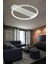 9143 Plofonyer Beyaz LED Avize 1