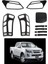 Isuzu dmax dış kaplama seti siyah set full 2016+ 1