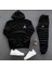 Unisex Jordan Baskılı Sweatshirt-Eşofman Altı 2'li Set 1