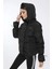Karina Coat Short Kadın Şişme Mont Siyah V4 4