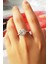 0.75 Ct. G Color Tektaş Gümüş Yüzük 2