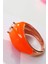 Orange Neon Lıttle Bom Gümüş Yüzük 3