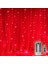 Kırmızı Salkım LED Işık Kırmızı LED Işık USB + Kumandalı Kırmızı Ince Peri Ledli 3 x 2,5 Metre Yılbaşı Işıkları Noel Işıkları 1