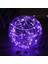 Purple Christmas LED Light 2 Metre Mor Pilli LED Işık Noel Işığı Parlak Peri LED Işık 1