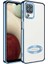 Samsung Galaxy A12 Kılıf Omega Kamera Korumalı Silikon + Ekran Koruyucu 1