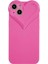 Xstepcase iPhone 14 Plus Için Kalp Şeklinde Kamera Koruma Telefon Kapağı, Fingerprint Anti Tpu Anti-Dust Cep Telefon Kılıfı (Yurt Dışından) 1