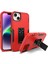 Xstepcase iPhone 14 Için Hybrid Hard Pc Için Yumuşak Tpu Etkiye Dayanıklı Kasa Araba Montajı Kickstand Koruyucu Telefon Kapağı (Yurt Dışından) 1