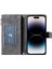 Xstepcase iPhone 14 Pro Max Için Fermuar Cep Cüzdan Kılıfı, Düşmeye Dayanıklı Mandala Çiçek Baskılı Pu Deri Stand Kapağı Birden Fazla Kart Yuvası (Yurt Dışından) 4