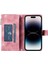 Xstepcase iPhone 14 Pro Max Için Fermuar Cep Cüzdan Kılıfı, Düşmeye Dayanıklı Mandala Çiçek Baskılı Pu Deri Stand Kapağı Birden Fazla Kart Yuvası (Yurt Dışından) 3