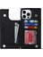 Xstepcase iPhone 14 Pro Pu Deri Kaplamalı Tpu Kickstand Telefon Kasası Fermuar Cep Manyetik Düğme Kartı Yuvaları Omuz Kayışı ile Koruyucu Kapak (Yurt Dışından) 3