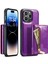 Xstepcase Dg.ming M3 Serisi Iphone 14 Pro Maks Için Pu Deri Kaplamalı Pc+Tpu Zipper Cüzdan Manyetik Telefon Kapağı Kickstand (Yurt Dışından) 1