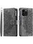 Xstepcase iPhone 14 Için Çoklu Kart Yuvaları Için Telefon Kapağı Mandala Çiçek Baskılı Pu Deri Telefon Kasası Standı Fermuarlı Cep Cüzdan Kayış (Yurt Dışından) 1