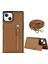 Xstepcase iPhone 14 Anti-Fall Telefon Kılıfı Için Koruyucu Kılıf Tpu Pu Deri Cüzdan Telefon Kapağı Fermuarlı Kese / Omuz Kayışı ile (Yurt Dışından) 1