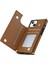 Xstepcase iPhone 14 Anti-Fall Telefon Kılıfı Için Koruyucu Kılıf Tpu Pu Deri Cüzdan Telefon Kapağı Fermuarlı Kese / Omuz Kayışı ile (Yurt Dışından) 4