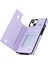 Xstepcase iPhone 14 Anti-Fall Telefon Kılıfı Için Koruyucu Kılıf Tpu Pu Deri Cüzdan Telefon Kapağı Fermuarlı Kese / Omuz Kayışı ile (Yurt Dışından) 4