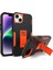 Xstepcase iPhone 14 Için Hybrid Hard Pc Için Yumuşak Tpu Etkiye Dayanıklı Kasa Araba Montajı Kickstand Koruyucu Telefon Kapağı (Yurt Dışından) 1
