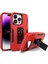 Xstepcase iPhone 14 Pro Max Shockproof Kickstand Case Tpu + Pc Çift Katman Anti-Slip Defender Koruyucu Telefon Kapağı (Yurt Dışından) 1