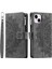 Xstepcase iPhone 14 Plus Için Telefon Kabuğu, Anti-Cratch Mandala Çiçek Basılı Pu Deri Kapak Standı Çoklu Kart Yuvası Zipper Cep Cüzdan Kılıfı (Yurt Dışından) 1