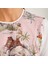 Tropikal Desen Basılı T-Shirt Bluz 5