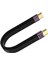 Hızlı Şarj Veri Kablosu 40GB Çift Uçlu Esnek Ultra Kısa Kablo, C Kısa Kablo USB C Erkek - USB C Erkek Fpc Tasarımı (Yurt Dışından) 1