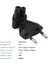 2-Pin Eu Erkek Iec 320 C5 Dişi Ac Adaptör 2.5A Sigorta, Ab Endüstriyel Güç Dönüştürücü (Yurt Dışından) 2