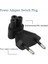 2-Pin Eu Erkek Iec 320 C5 Dişi Ac Adaptör 2.5A Sigorta, Ab Endüstriyel Güç Dönüştürücü (Yurt Dışından) 5