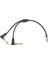 1/8 Inç Soket 1/4 Inç Fiş Y Splitter Adaptör Kablosu 0.24 M 3.5 mm. Kadın Stereo Çift 6.35 mm. Erkek Ses Kablosu (Yurt Dışından) 1