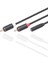 Rca Kablosu 2rca Erkek - 3.5 mm. Dişi 3.5 mm. - 2rca Splitter Aux Kablosu Hoparlör Ses Amplifikatörleri Subwoofer, Siyah 0.4m (Yurt Dışından) 3