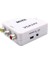 VGA - Av Mini Dönüştürücü Ölçekleyici Adaptör Desteği 1080P VGA2AV Dönüştürücü Pc'den Tv'ye Hd Bilgisayardan Tv'ye (Yurt Dışından) 1