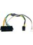 Atx Ana 24PIN Dişi 6pin Erkek 6pin Pcı-E Psu Güç Adaptörü Besleme Kablosu Konektörü Hp Elite 8100 8200 8300 800G1 (Yurt Dışından) 4